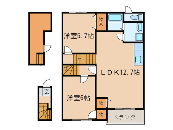 カ－サリ－ヴァの物件間取画像